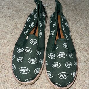 Forever Collectibles Green NFL New York Jets Slip-Ons NEW with tags!!!